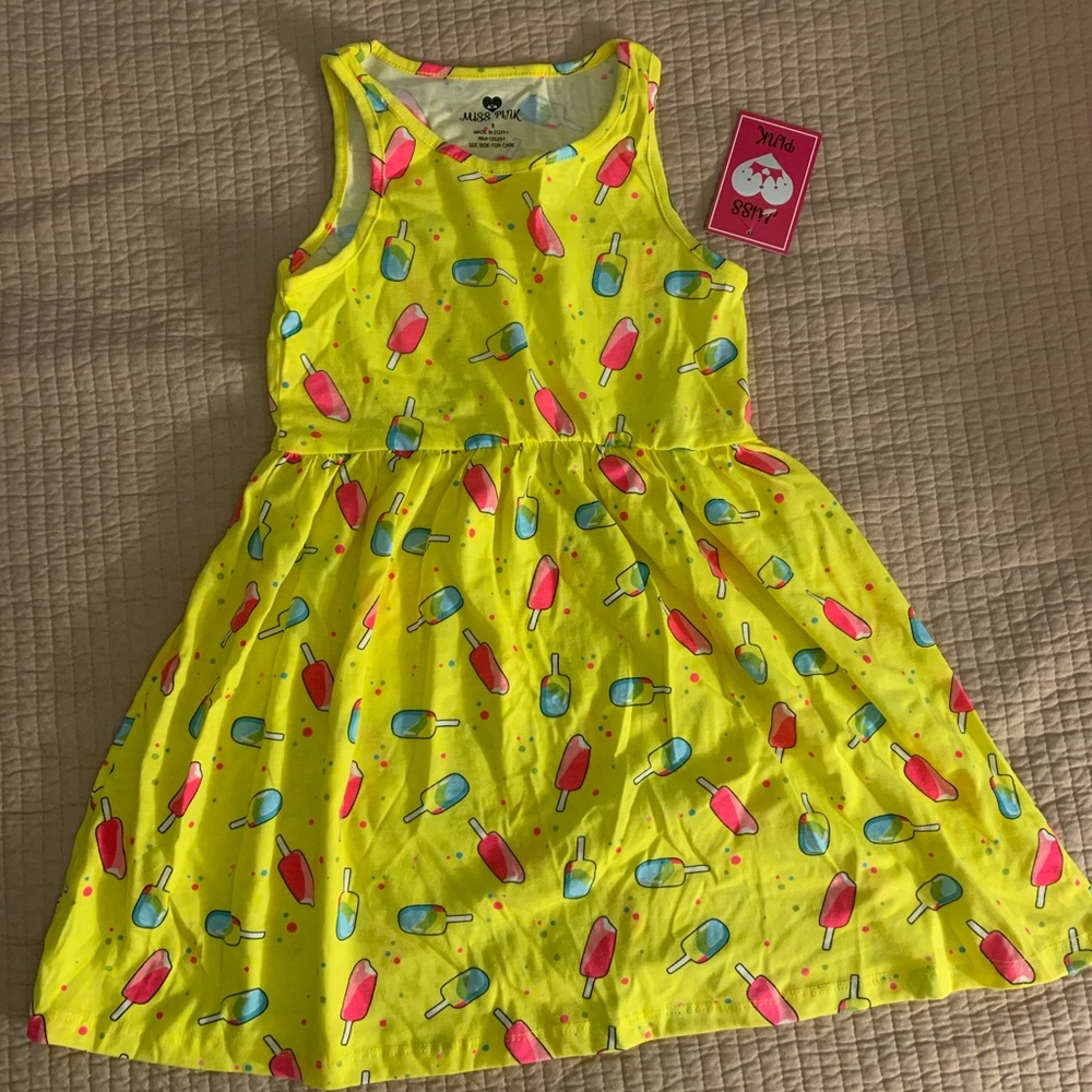 Kids Yellow Summer Dress